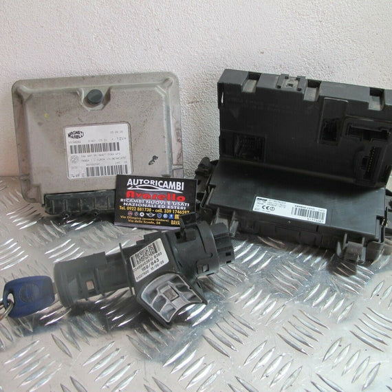 55196260 KIT ACCENSIONE CHIAVE BODY CENTRALINA ECU FIAT PANDA 1.1